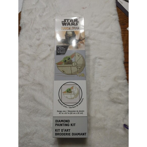 Camelot Dots Other - Camelot Dotz Diamond Painting Art Kit 8.7"X8.7" The Mandalorian The Child Moving